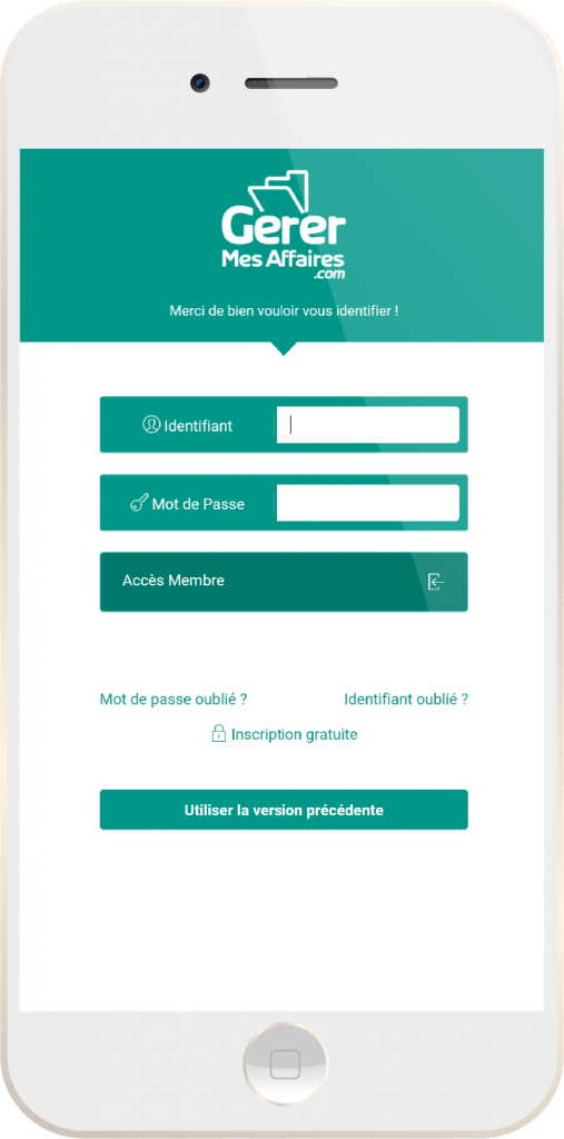 mobile coffre-fort numérique sécurisé GererMesAffaires.com