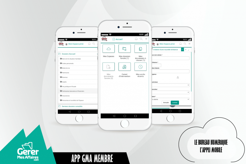 GMA Membre, l'application mobile du bureau numérique