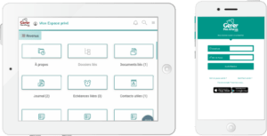 Appareils mobiles connectés à GererMesAffaires.com le coffre-fort numérique pro
