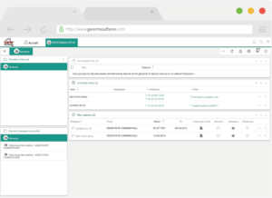 navigateur gerermesaffaires.com coffre-fort numérique privé