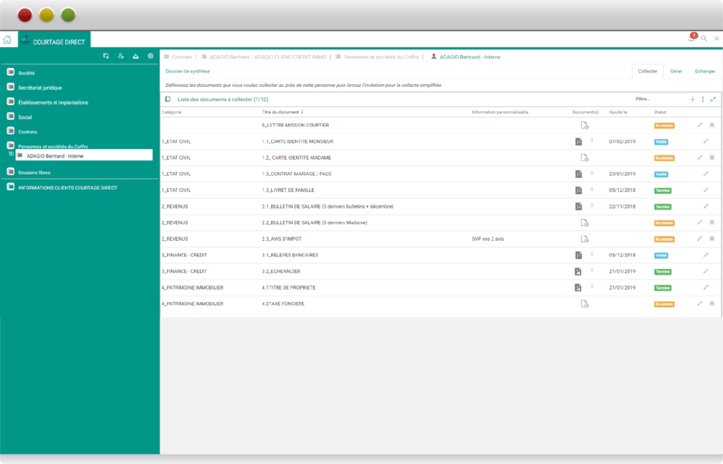 navigateur coffre-fort numérique et logiciel courtier